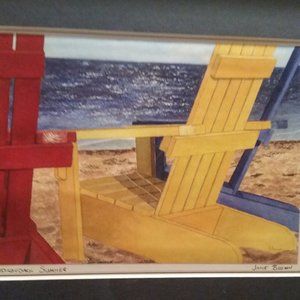 Original watercolour "Adirondack Summer"